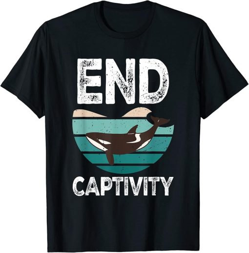 End Captivity Orca Sea Mamal Lover T-Shirt