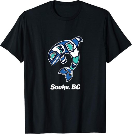 Sooke BC Canada Native Tribal Orca Killer Whale T-Shirt