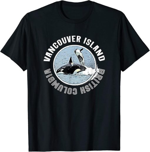 Vancouver Island BC Canada Orca Whales Adventure Keepsake T-Shirt